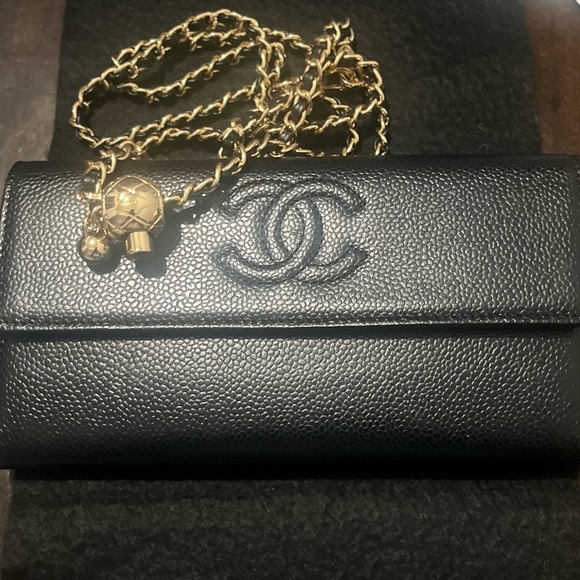 CHANEL caviar timeless CC large gusset flap wallet - Picture 4 of 13